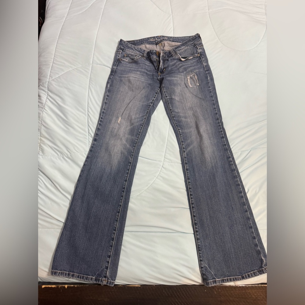 American Eagle Outfitters Favorite Boyfriend low rise Blue Jeans